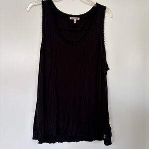 Juicy Couture Original Vintage Black Tank Top Soft Sleeveless Top Size XL